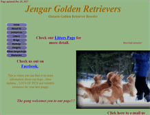 Tablet Screenshot of jengargoldens.com